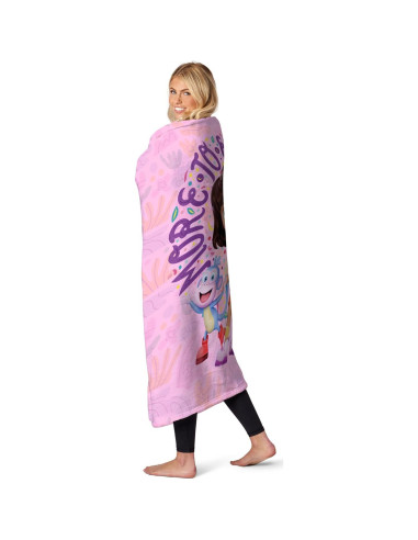 Manta de Toque de Seda NORTHWEST Dora la Exploradora 101.6x127cm