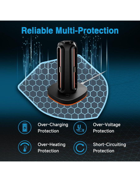 Base de Carga Rápida Magnética para Nintendo Switch 2 - 4 Joycon