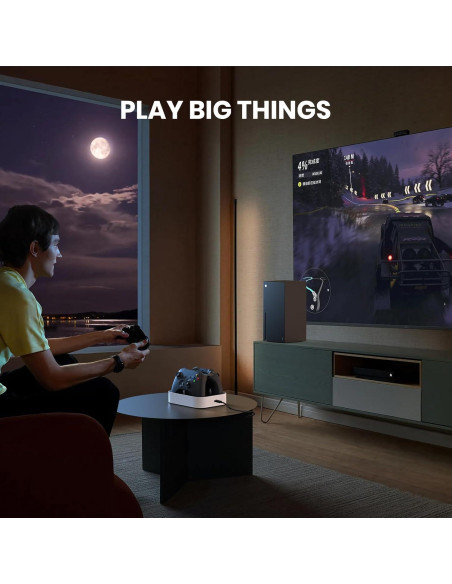 Estación de Carga Rápida NEWDERY para Controlador Xbox - 2 Baterías 1100mAh