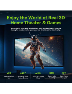 Cable HDMI 2.1 FIBBR 8K 2m 48Gbps para PS4/PS5 Xbox 2