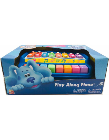 Piano de Jugar 2-en-1 Kidz Toyz Blue's Clues 8 Teclas