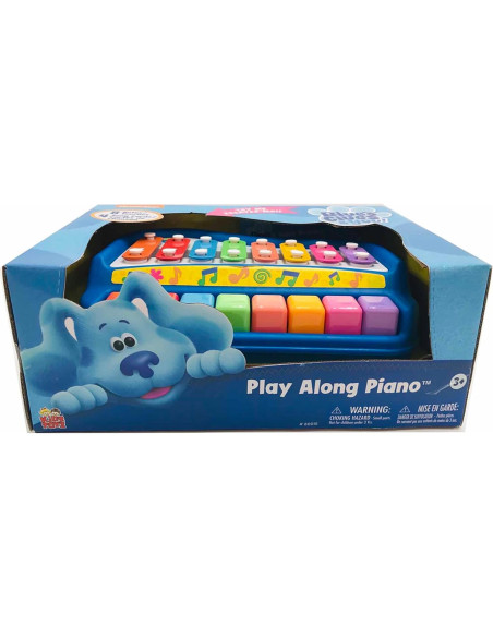 Piano de Jugar 2-en-1 Kidz Toyz Blue's Clues 8 Teclas