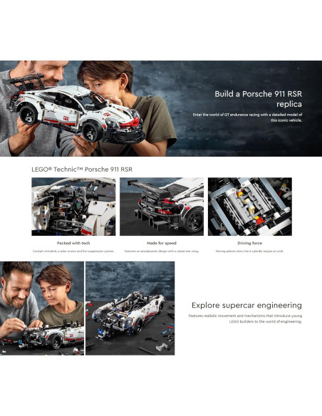 LEGO Technic Porsche 911 RSR 42096 - 1580 Piezas