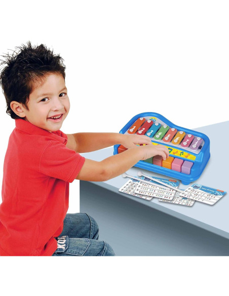 Piano de Jugar 2-en-1 Kidz Toyz Blue's Clues 8 Teclas