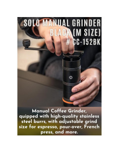 Molinillo de Café Manual Campingmoon CC-152BK Plegable 544g 2