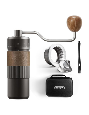 Molinillo de Café Manual HiBREW G4B - Ajuste Externo, 22g