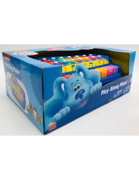 Piano de Jugar 2-en-1 Kidz Toyz Blue's Clues 8 Teclas