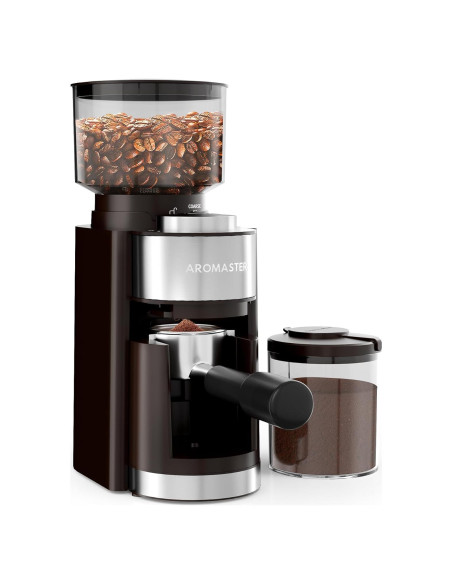 Molinillo de Café Aromaster HB583 con 25 Configuraciones y Soporte