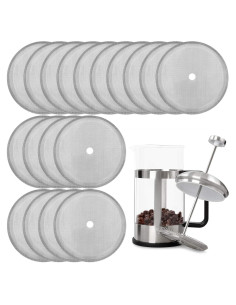 Filtros de Repuesto Boao para Cafetera Prensa Francesa 4" - 18 Piezas