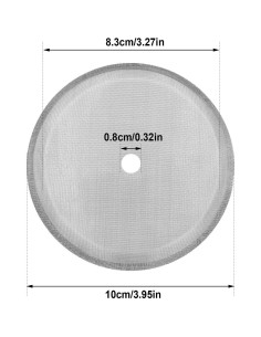 Filtros de Repuesto Boao para Cafetera Prensa Francesa 4" - 18 Piezas 2