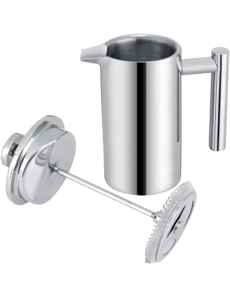 Cafetera Prensa Francesa Yosoo 350ml Acero Inoxidable Doble Pared