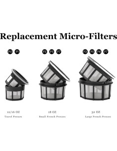 Filtro Micro de Café de Reemplazo ESPRO 18 oz para Prensa Francesa 2