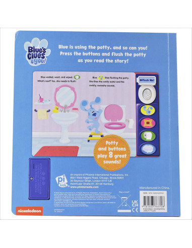 Nickelodeon Blue's Clues & You! - Potty Time with Blue! - Potty Training Sound Book - PI Kids