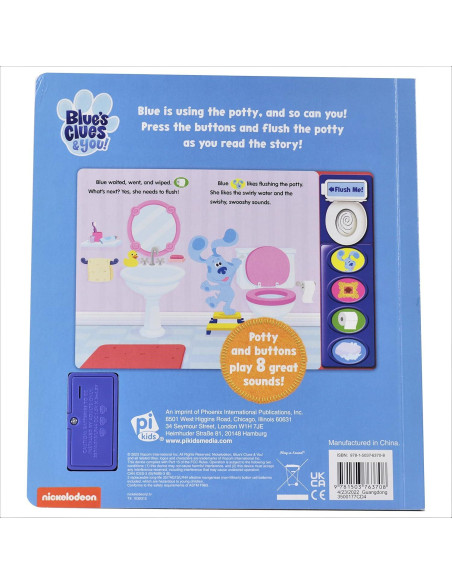 Nickelodeon Blue's Clues & You! - Potty Time with Blue! - Potty Training Sound Book - PI Kids
