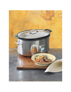 Olla de cocción lenta eléctrica All-Clad 7 Qt acero inoxidable 2