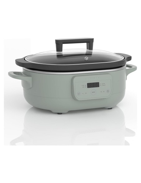 Olla de Cocción Lenta Magnifique 6 Cuartos Oliva Programable