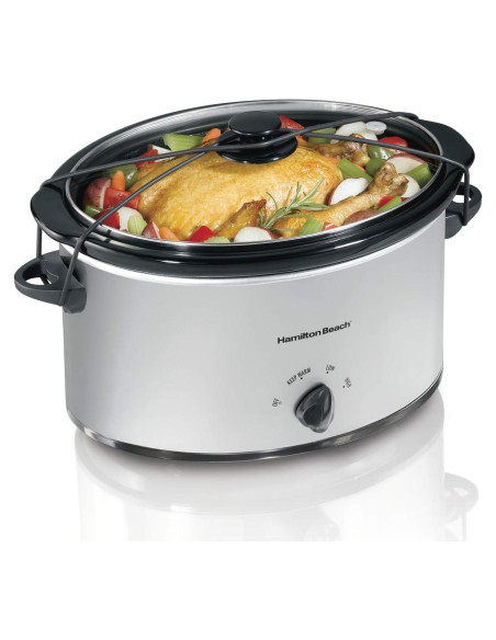 Olla de Cocción Lenta Hamilton Beach 7 Cuartos Portátil