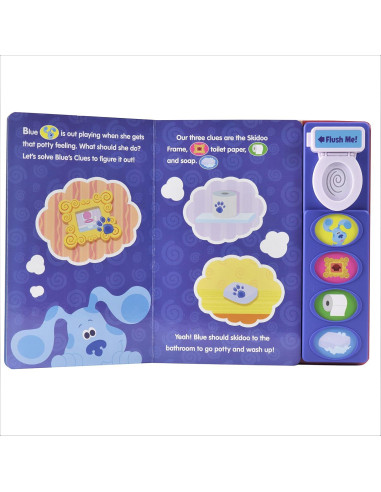 Nickelodeon Blue's Clues & You! - Potty Time with Blue! - Potty Training Sound Book - PI Kids