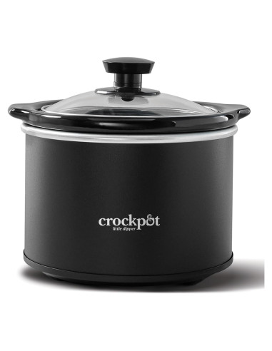 Olla de Cocción Lenta Crock-Pot 1.42L Negra Sin Dial