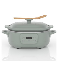 Olla de cocción lenta programable INDY VAC 4QT Oliva 8 en 1