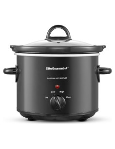 Cocina Lenta Eléctrica Elite Gourmet MST-350B 3L Negra