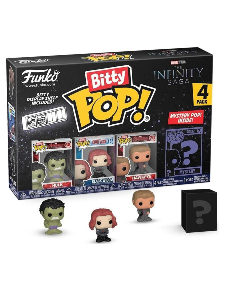 Funko Bitty POP! Marvel - Hulk y figura sorpresa - 2.2 cm