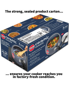 Olla a Presión Cerámica Antiadherente Hawkins 3L ICC30 2