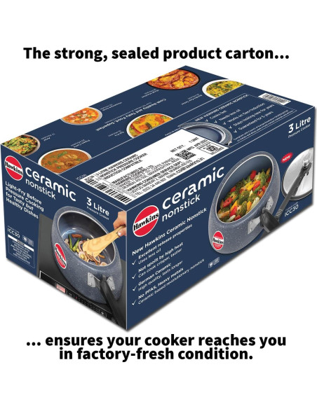 Olla a Presión Cerámica Antiadherente Hawkins 3L ICC30