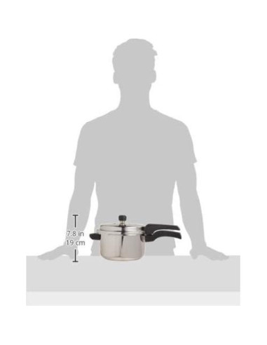 Olla a presión Prestige Alpha Deluxe 4L Acero Inoxidable