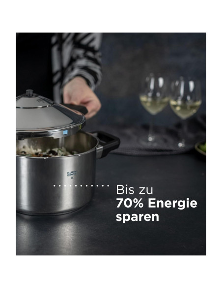Olla a presión Kuhn Rikon Duromatic 4.7L acero inoxidable