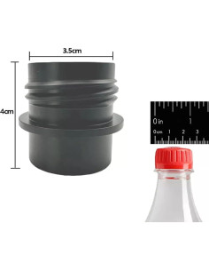 Adaptador de botella de soda UCCKEYI 28 mm para SodaStream 2