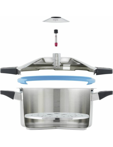 Olla a presión Kuhn Rikon Duromatic 7.0 L Acero Inoxidable