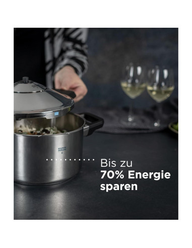 Olla a presión Kuhn Rikon Duromatic 7.0 L Acero Inoxidable