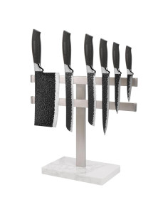 Soporte Magnético para Cuchillos BathAce con Base de Mármol