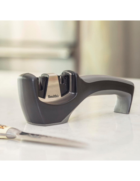 Afilador de cuchillos Pull-Thru Smith 50032 - Gris - 2 etapas