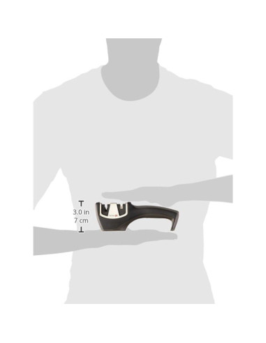 Afilador de cuchillos Pull-Thru Smith 50032 - Gris - 2 etapas