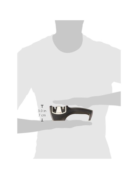 Afilador de cuchillos Pull-Thru Smith 50032 - Gris - 2 etapas