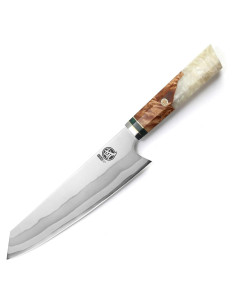 Cuchillo Kiritsuke Japonés MITSUMOTO SAKARI 20.3 cm Damasco