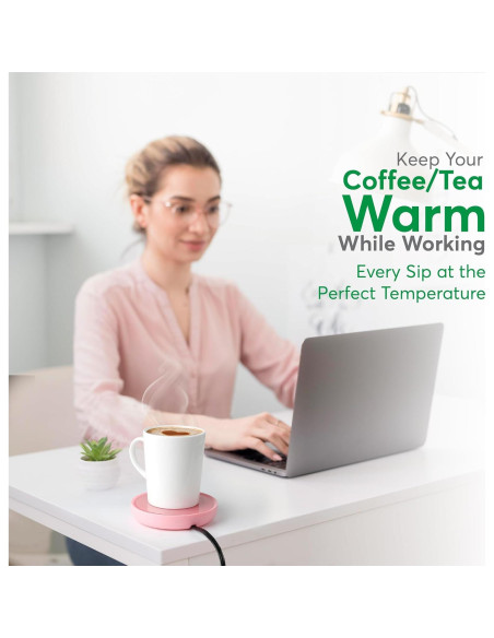 Calentador de Tazas Eléctrico Bulk Paradise 17W Rosa