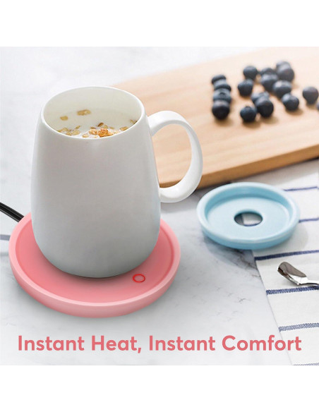 Calentador de Tazas Eléctrico Bulk Paradise 17W Rosa