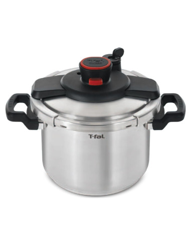 Olla a presión T-fal Clipso 6.3L acero inoxidable inducción