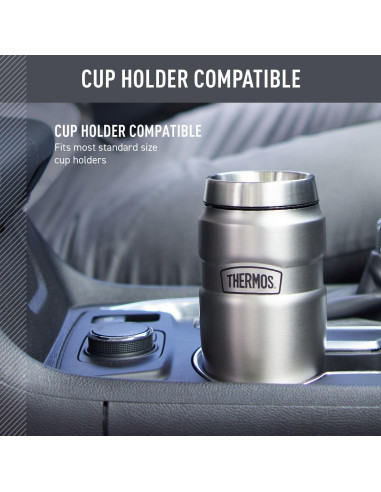 Vaso de Viaje Aislado THERMOS 0.47L Verde Militar