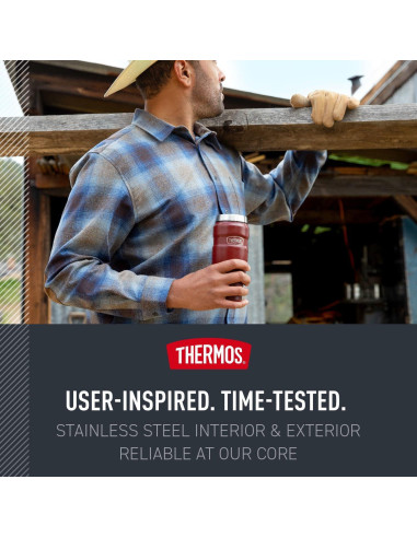 Vaso de Viaje Aislado THERMOS 0.47L Verde Militar