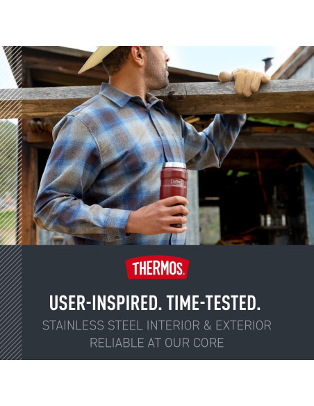 Vaso de Viaje Aislado THERMOS 0.47L Verde Militar