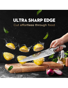 Set de Cuchillos de Chef 7 Piezas SCOLE Acero Inoxidable 2