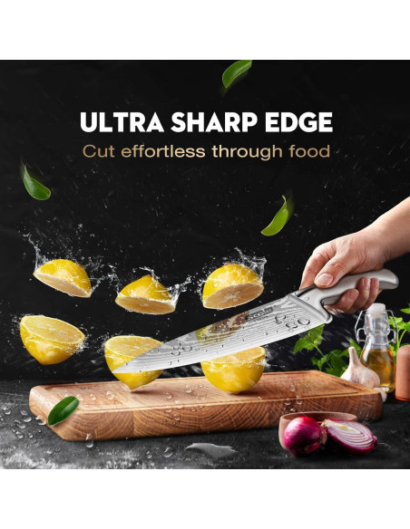 Set de Cuchillos de Chef 7 Piezas SCOLE Acero Inoxidable