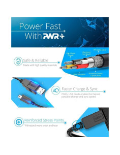 Cable USB 2.0 Tipo-A a Tipo-B 7.62m PWR+ Alta Velocidad 2