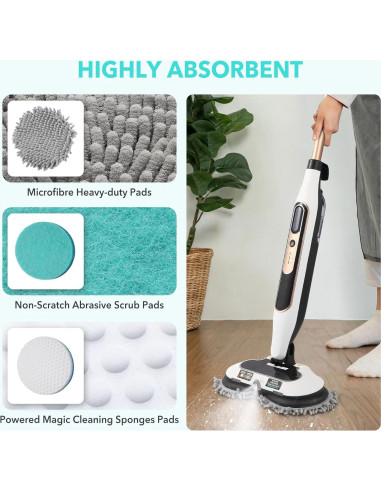 6 Almohadillas de Reemplazo Frescares para Mopa Shark S7000