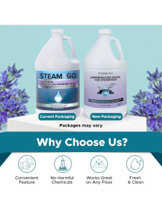 Agua Desmineralizada Steam & Go 3.78L Aroma Lavanda 2