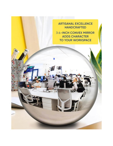 Espejo Convexo Skywin Bola de Adivinación 10cm Plata